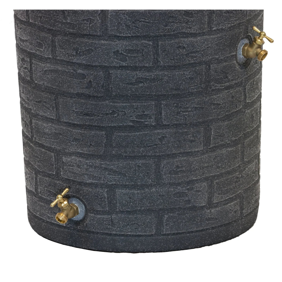 2026 NewGood Ideas IMP-D50-DAR Impressions Downton Rain Saver Rain Barrel, 50 Gallon, Dark Granite