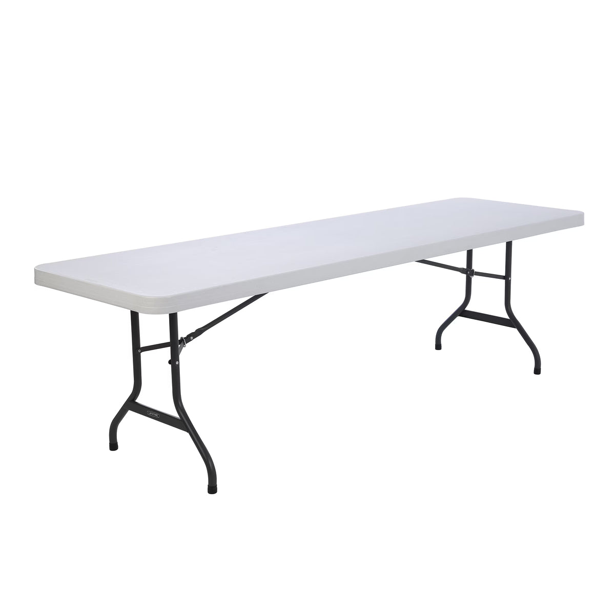 2026 NewLifetime 8-Foot Commercial Grade Folding Table, White Granite (22980)