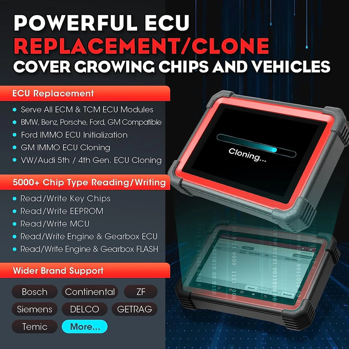 2026 NewLAUNCH X431 IMMO Elite Key Programming Car Diagnostic Scan Tool with X-PROG3 Key Programmer, ECU Clone/match, CANFD&DOIP, 39+ Services  2 Years Free Update