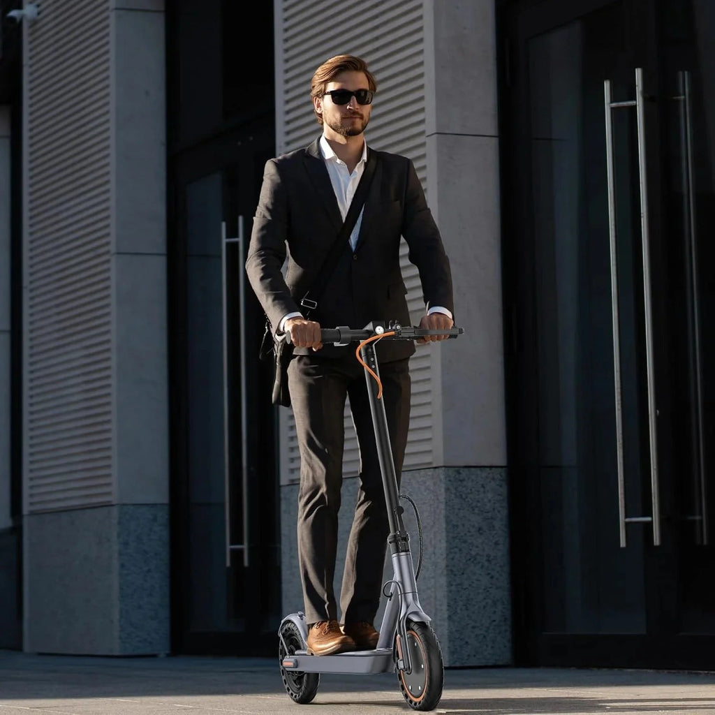 2026 NewElectric scooter, 350W/500W powerful motor, 8.5"/10" solid rubber tires, 19/22 mph, 28/21/12 mile range, dual brakes