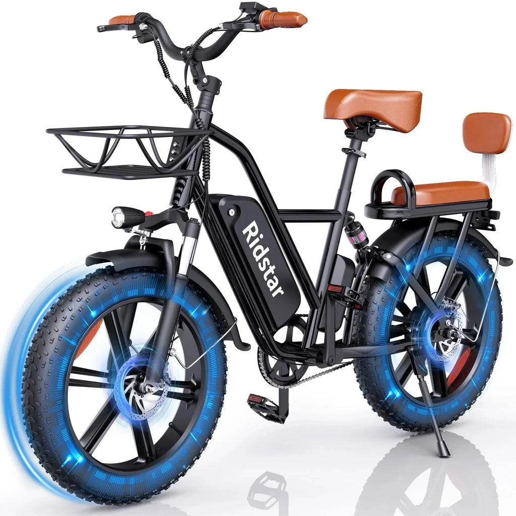 2026 NewBopzin 1000W Electric Bicycle for Adults, 48V 15Ah Removable Battery, 20" x 4.0" - 1000W