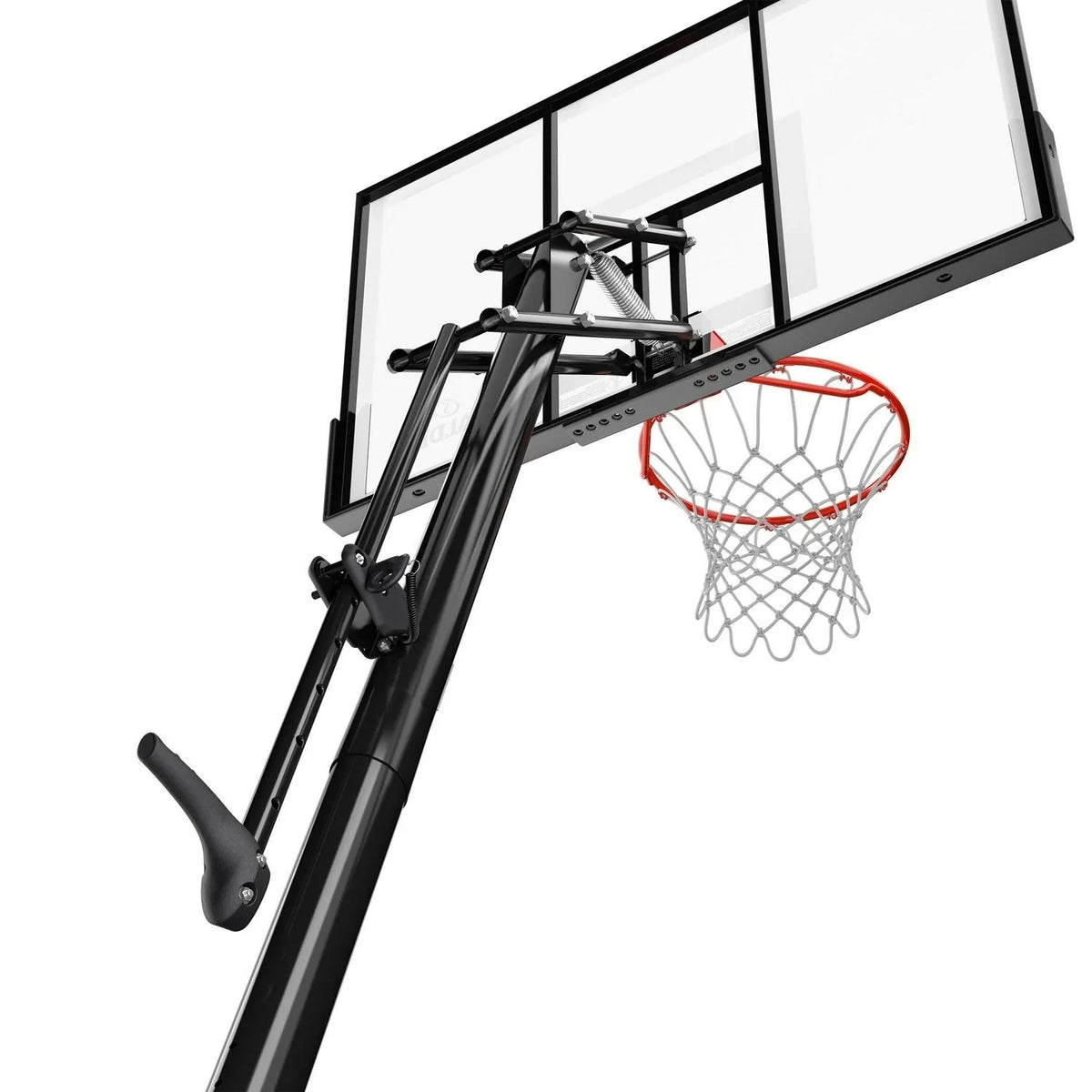 2026 New2025 Spalding 54-inch shatterproof polycarbonate Exacta height basketball hoop system, portable
