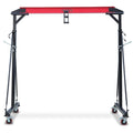 2026 New2025 1-ton gantry crane, adjustable, 2200 lbs lifting capacity, height adjustable 96.5"-143.7", portable hoist for factory, construction site, warehouse, auto repair shop
