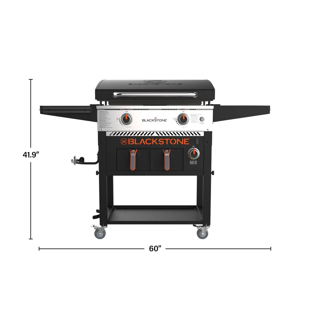 2026 New💥Clearance Sale🔥 Blackstone 2-burner griddle (71 cm) with electric air fryer and extractor hood
