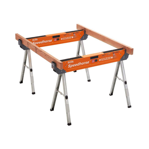 2026 New30 in. H Steel Speedhorse Sawhorse with Auto Release Legs (2-Pack)
