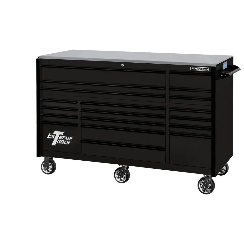 2026 NewExtreme Tools RX250 Series 72-inch x 30-inch Rolling Cart – 19 Drawers – 250 lb Drawer Slides