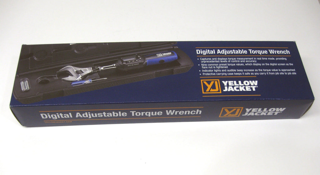 2026 NewYellow Jacket 60648 Digital Adjustable Torque Wrench 752 in-lb Torque 10.6 in