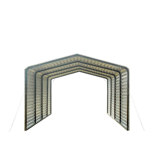2026 New2025 TMG-CP1220F 12' x 20' All-steel carport with closed side walls