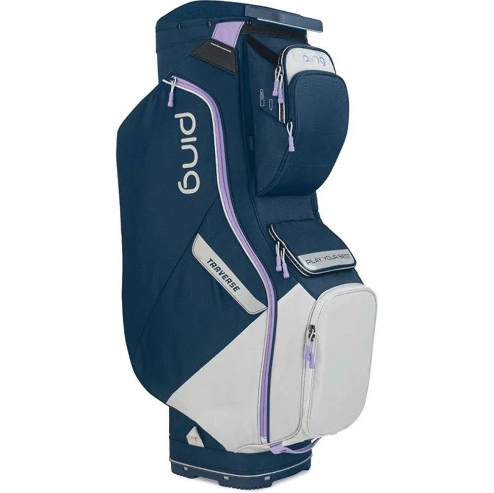 2026 NewPing Traverse Cart Bag - Black White