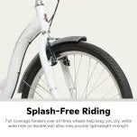 2026 New2025 Schwinn Meridian Adult Tricycle, Men's and Women's Beach Cruiser, 26-inch Wheels, Low Step-Through, Wide Saddle, Folding Rear Basket.