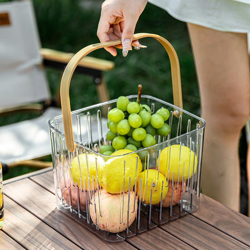 Transparent PP Produce Storage Basket