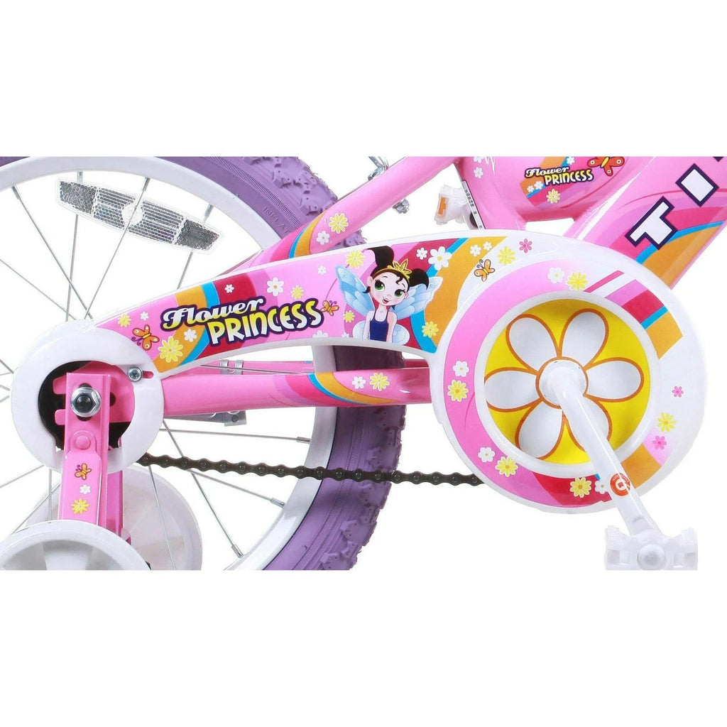 2026 NewTitan 16 In. Flower Princess Girls BMX Bike
