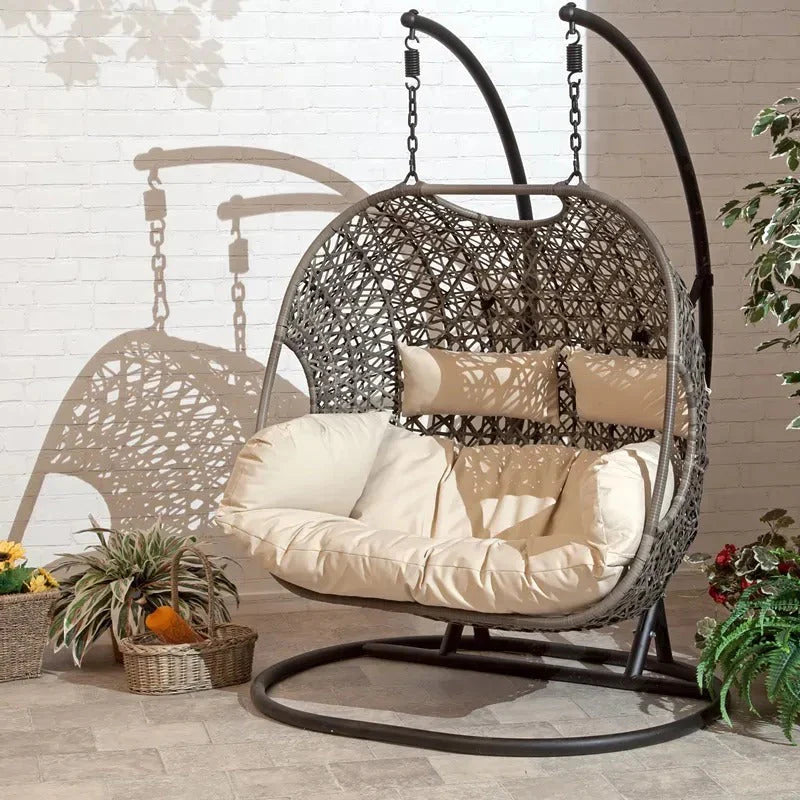 2026 New2025 Patio wicker swing chair