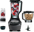 2026 NewNinja Mega Kitchen System, 1500 Watt Stand Mixer (2.1 Liters) and Food Processor (8 Cups) with (2) 473 ml Takeaway Cups