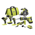 2026 NewRYOBI ONE+ PCL1600K2 18V Cordless 6-Tool Combo Kit