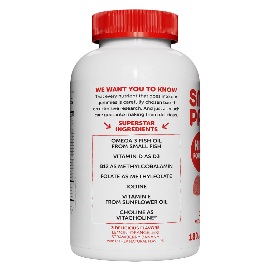2026 NewSmartyPants Kids Formula Multivitamin, 180 Gummies