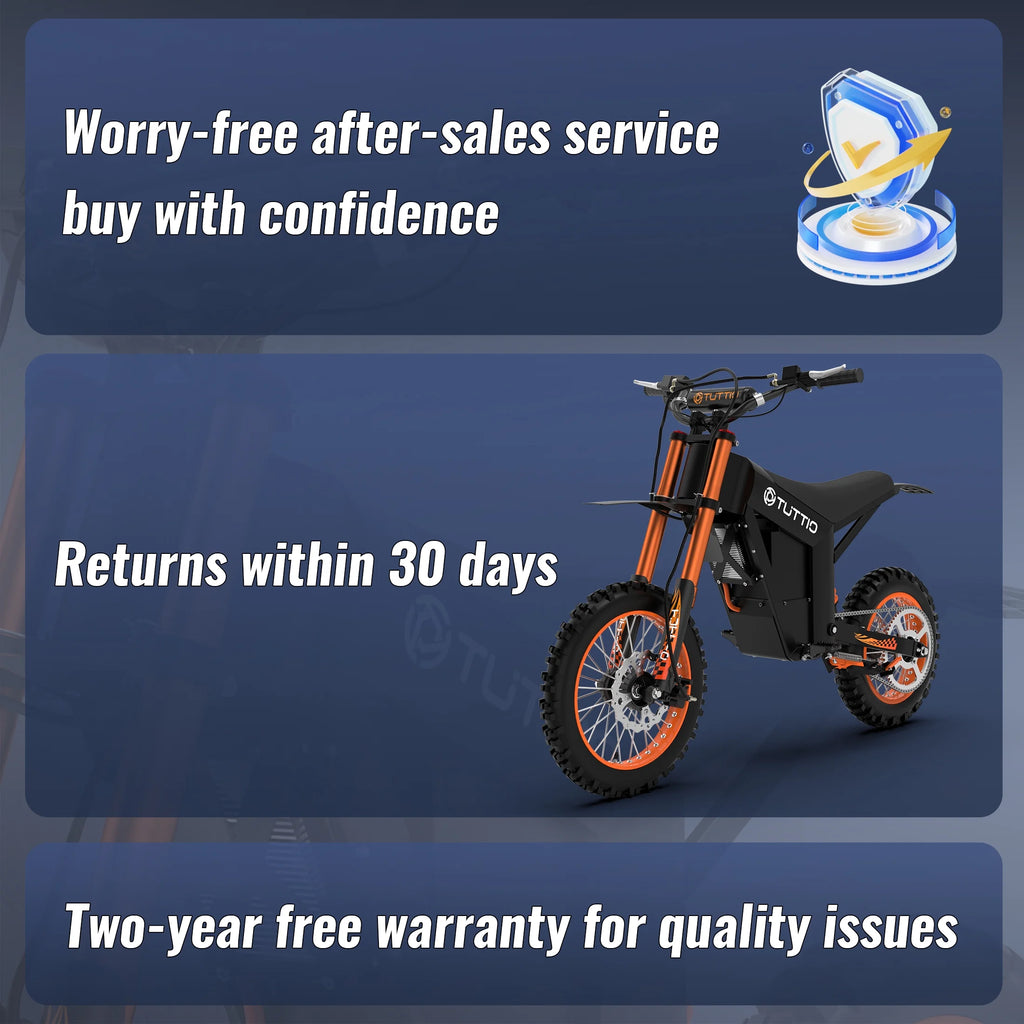 2026 NewTUTTIO Soleil01 Adult Electric Dirt Bike (with Branded Helmet), 2000W, 48V 21Ah Battery, 37Mph Full Suspension Mountain E-Bike, 200Nm Torque All-Terrain Electric Motorcycle