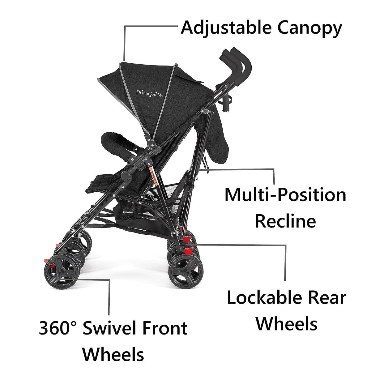 2026 NewDream On Me Volgo Twin Umbrella Stroller