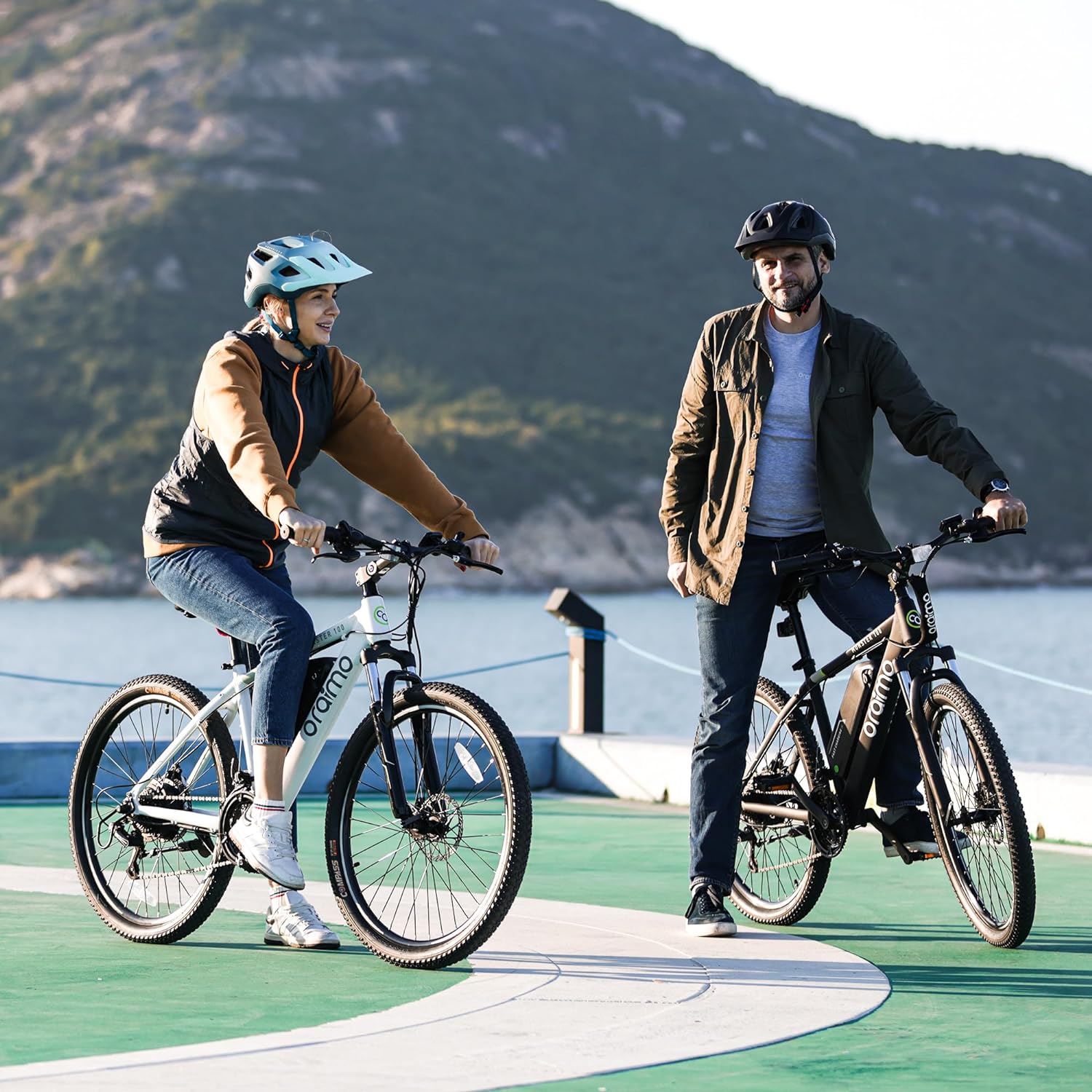 2026 Bicicleta eléctrica todoterreno para adultos Oraimo Monster 100 – Motor BAFANG 350W (pico 500W)