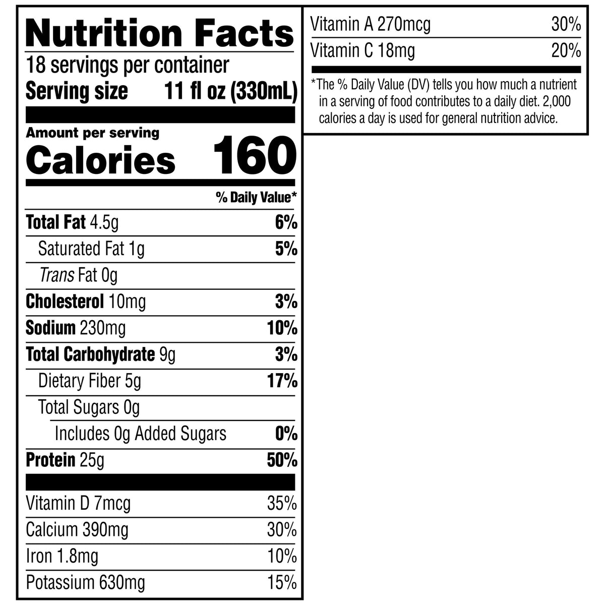2026 NewMuscle Milk Genuine Protein Shake Chocolate, 11 fl oz, 18-pack