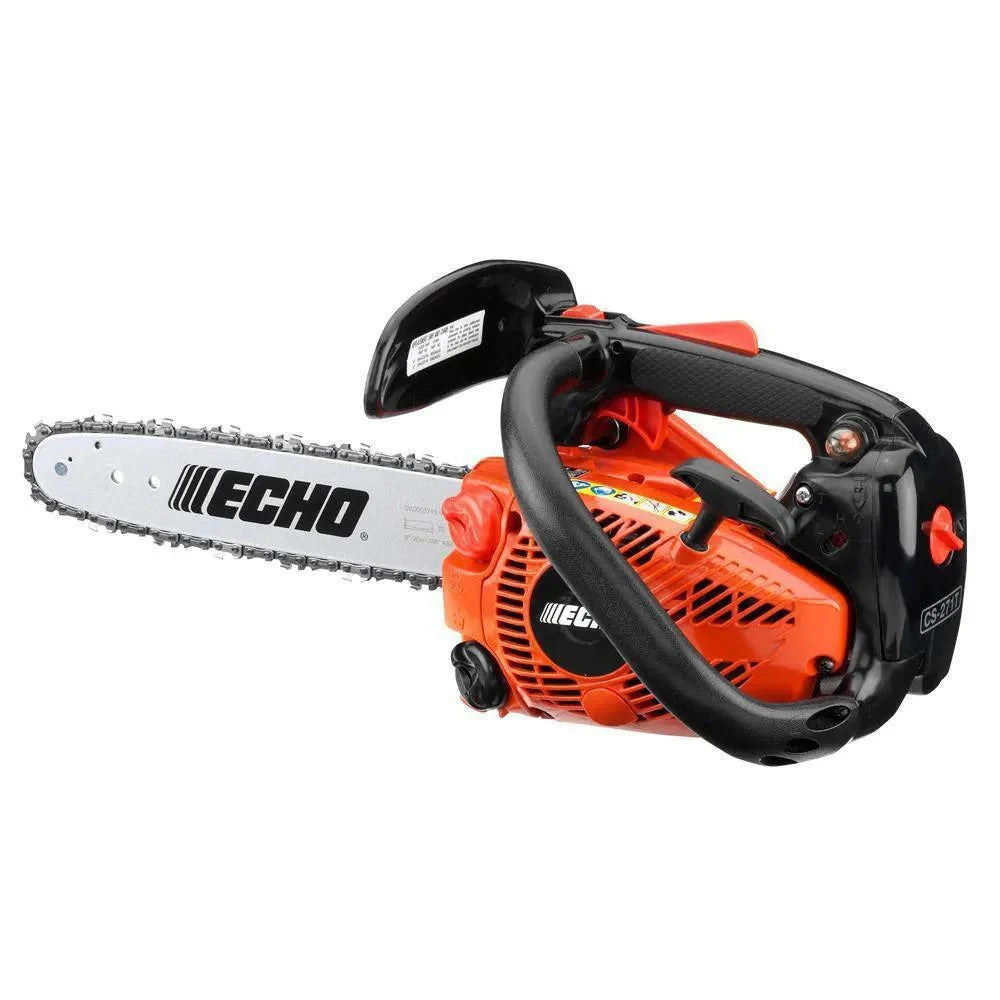 2026 New12-inch (30.5 cm) petrol two-stroke chainsaw with 26.9 cm³ displacement and top handle