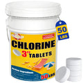 2026 New50 lbs 3" Chlor Tabs for Swimming Pools, Tablets, Chlorine Pool Chemicals