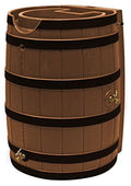 2026 NewGood Ideas Rain Wizard 65 Gallon Rain Barrel with Darkened Ribs - Terra Cotta