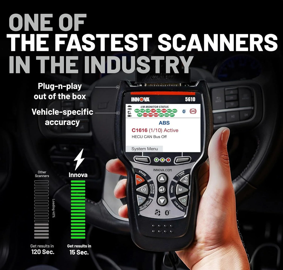 2026 NewInnova 5610 OBD2 Bidirectional Scan Tool with Updates & Support