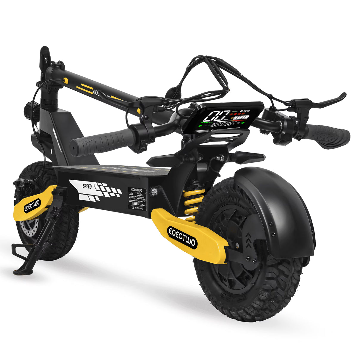 2026 NewOff Road Electric Scooter for Adults, 1200W Motor Fast E Scooter, Up to 28MPH Top Speed & 20Miles Long Range, 11" Off-Road Tires, 330lbs MAX Load, Foldable