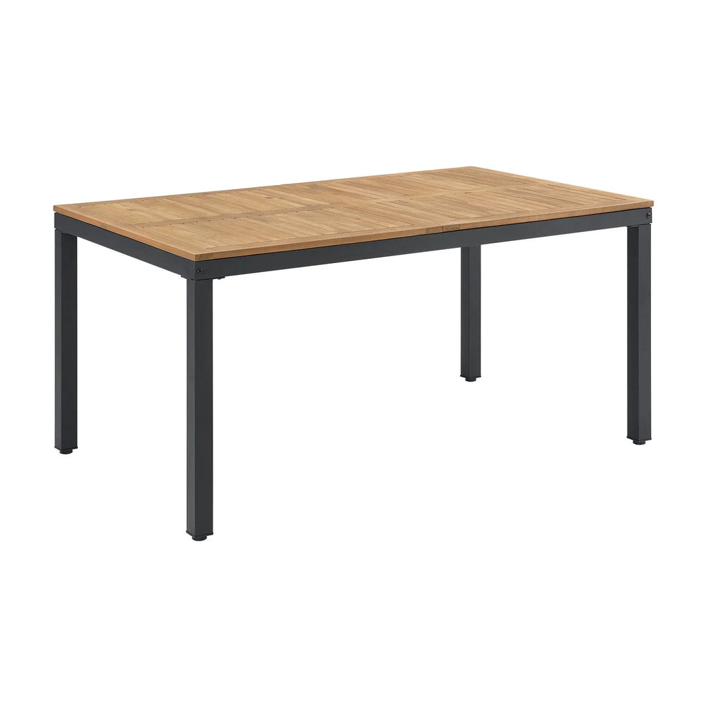 2026 Conjunto de jardín de madera de acacia Rhodos – Elegancia natural y confort para 4 personas