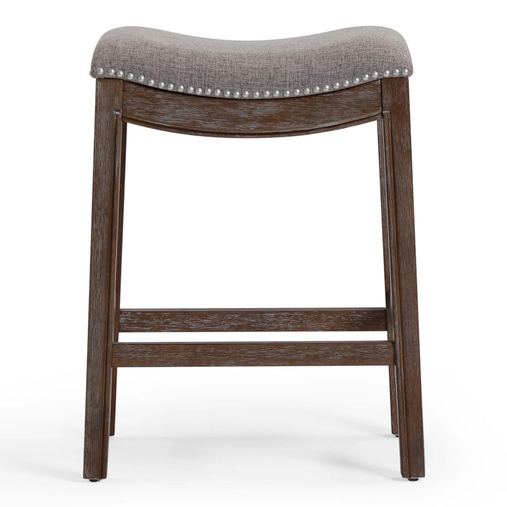 2026 NewNew Ridge Home Goods 26" Saddle Wood Counter Height Stool Weathered Natural