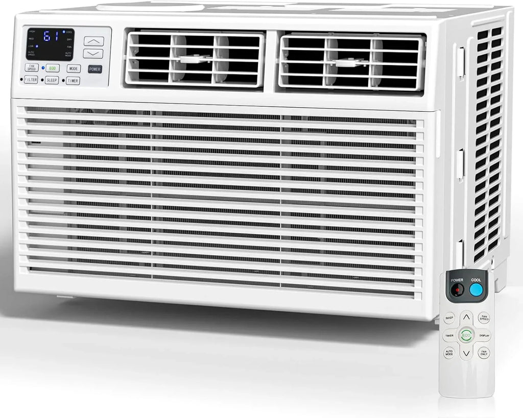 2026 NewAntarctic Star 12,000 BTU U-shaped window air conditioner, cools rooms up to 550 square feet with 6 modes, 24-hour timer, ultra-quiet window air conditioner
