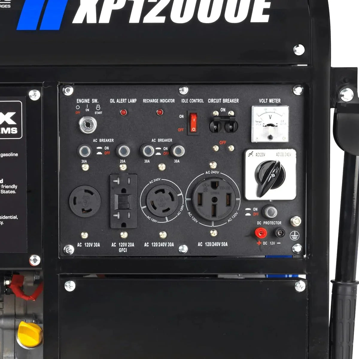 2026 NewPortable 13000-watt generator with dual-fuel operation (gasoline & propane), electric start, emergency power supply for the whole house, switchable, suitable for motorhomes and emergencies