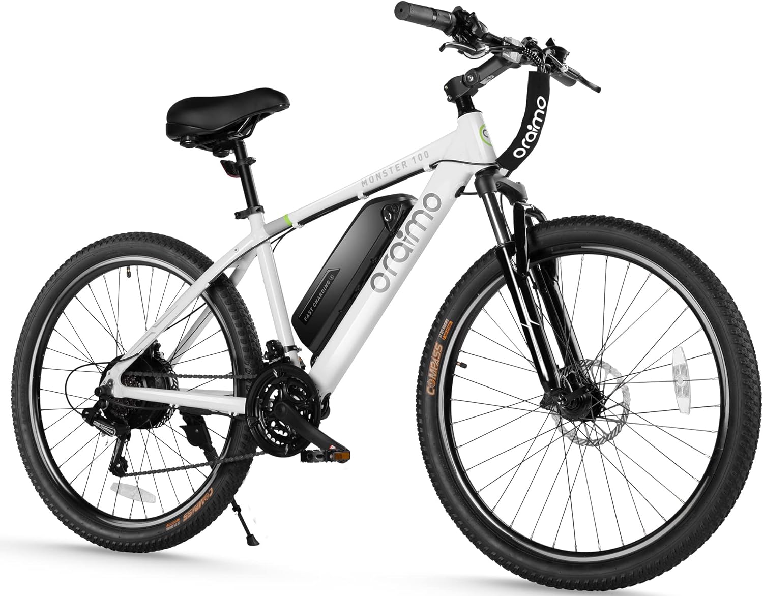 2026 Bicicleta eléctrica todoterreno para adultos Oraimo Monster 100 – Motor BAFANG 350W (pico 500W)