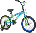 2026 NewGenesis 18 Glitch Boy’s BMX Bike, Blue/Green
