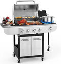 2026 New4-Burner BBQ Propane Gas Grill, 44000 BTU