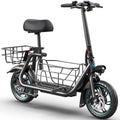 2026 NewElectric scooter for adults with large center basket