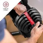 2026 NewBowflex SelectTech 552 Adjustable Dumbbells (pair), 2.3–23.8 kg, space-saving home fitness equipment