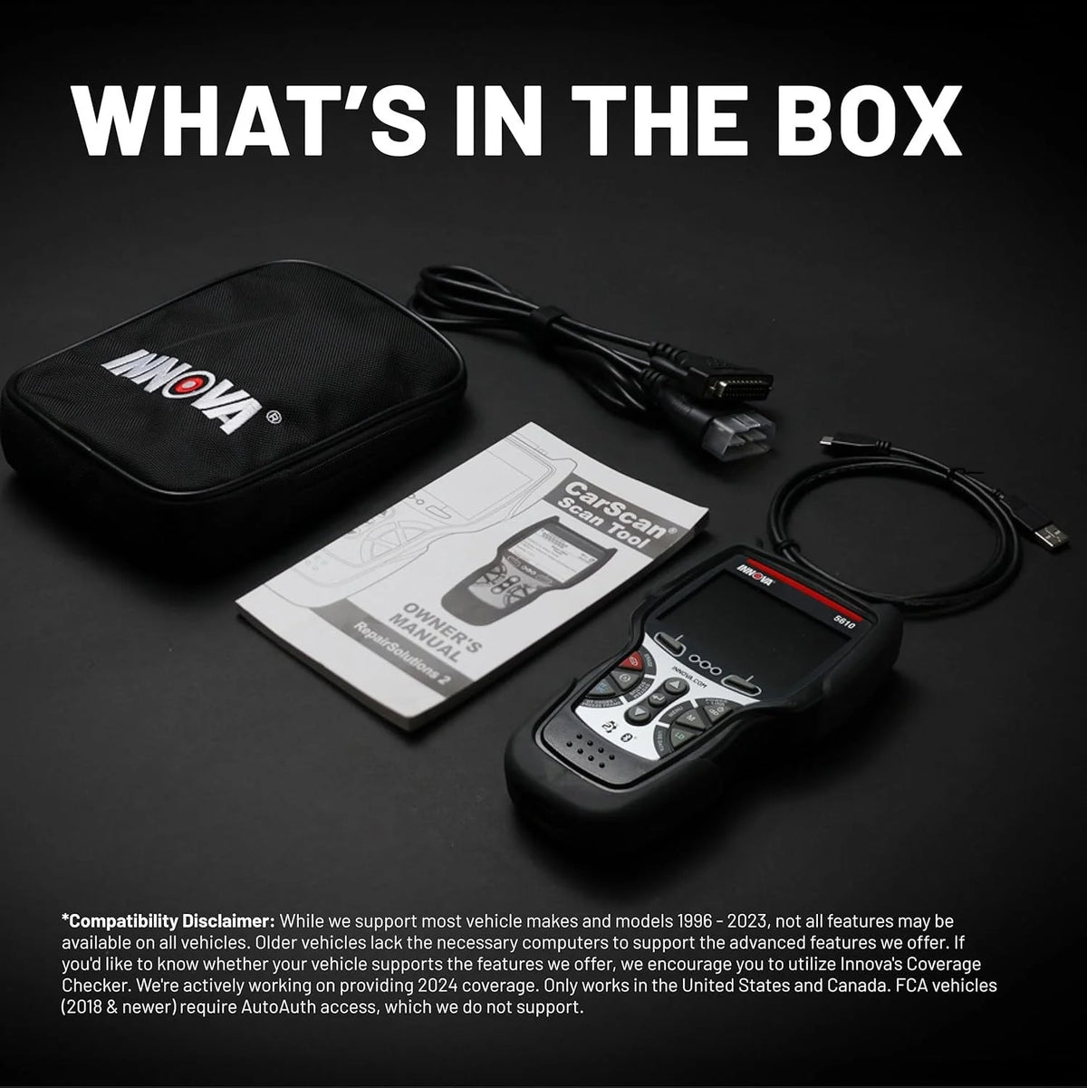 2026 NewInnova 5610 OBD2 Bidirectional Scan Tool with Updates & Support
