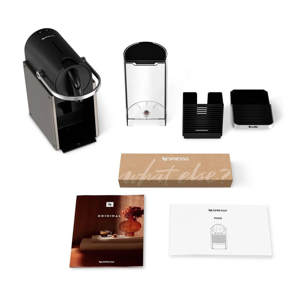 2026 NewNespresso Pixie Espresso Machine by Breville, Titan - BEC440TTN
