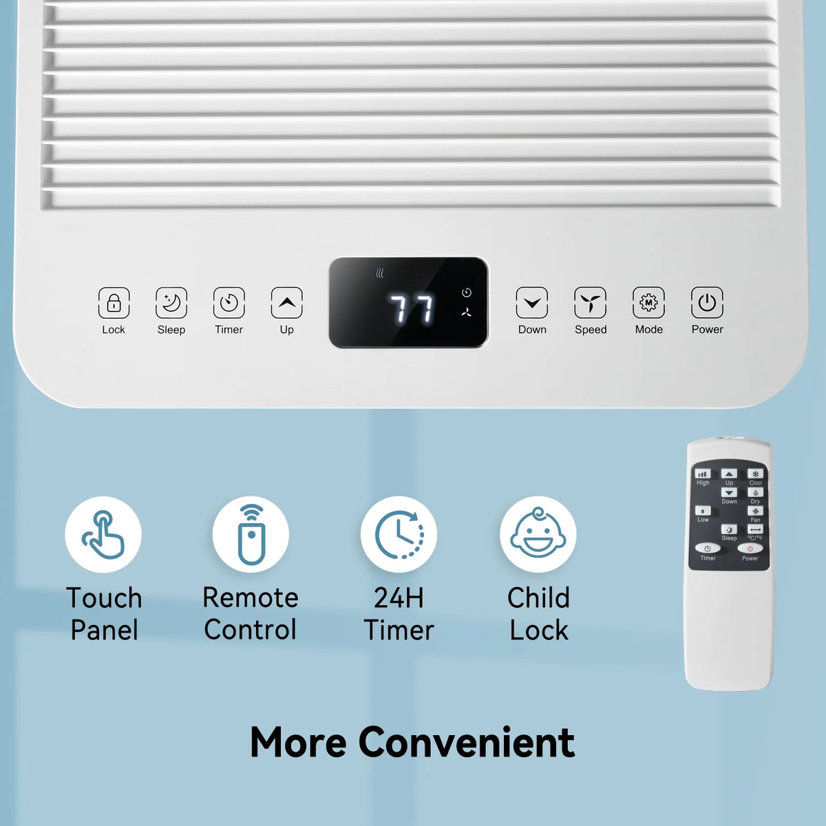 2026 NewBapipro 10,000 BTU Smart Portable AC - WiFi/Remote, 4-in-1 for 300 Sq.Ft, 24H Timer, Window Kit, ??55dB, ETL Certified