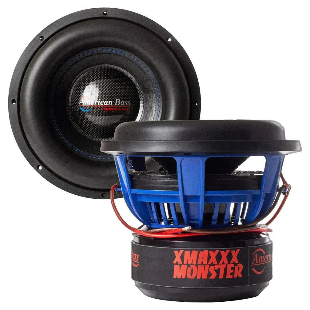 2026 NewAmerican Bass 12" woofer, 3500 W RMS/7000 W max., two 2-ohm voice coils – 12XMAX