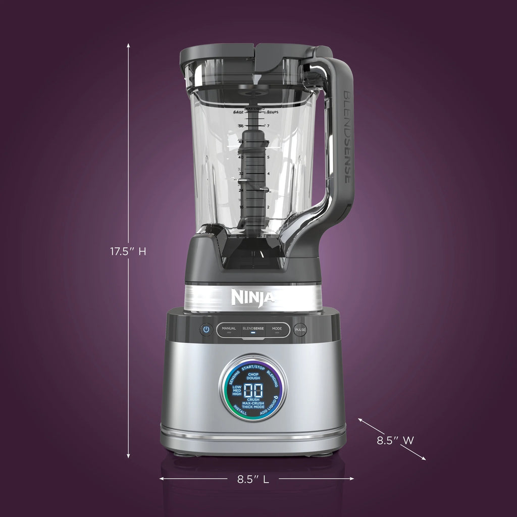 2026 NewNinja Detect Kitchen System Power Blender + Processor with Blend Sense Technology, Silver, TB400