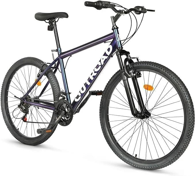 2026 NewOutroad 26 Inch Mountain Bike, 21-Speed/High-Carbon Steel/Aviation Grade Frame, Dual Disc/V Brake, Adjustable Ergonomic Seat Bycycle for Men Women Adult, Quick Assembly in 20 Minutes