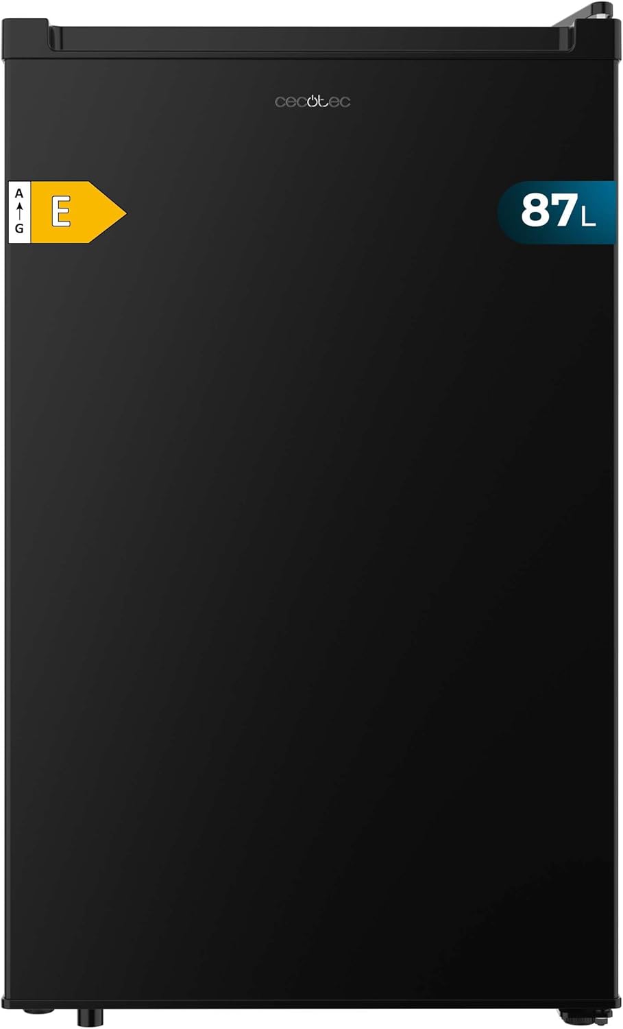 2026 Cecotec Congelador Vertical Sobremesa 87L Bolero CoolMarket TF 87 Black. 83,6 cm de Altura y 50,6 cm de Ancho, Bajo Consumo, Puerta Plana y Reversible, Diseño Compacto, Blanco