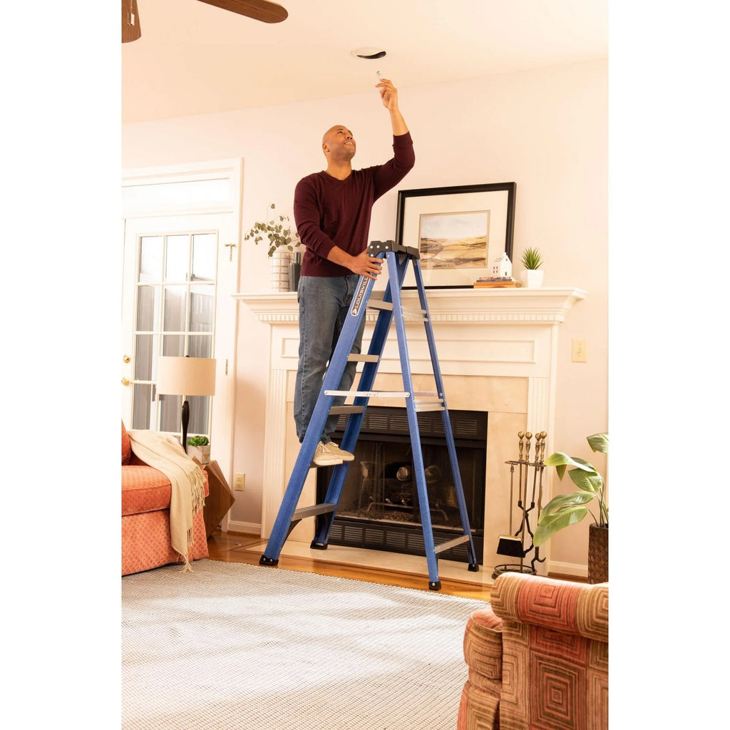 2026 NewLouisville Ladder 6 ' Fiberglass Step, 10' Reach, 225-lb, Load Capacity, W-3217-06