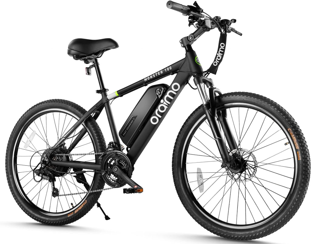 2026 Bicicleta eléctrica todoterreno para adultos Oraimo Monster 100 – Motor BAFANG 350W (pico 500W)