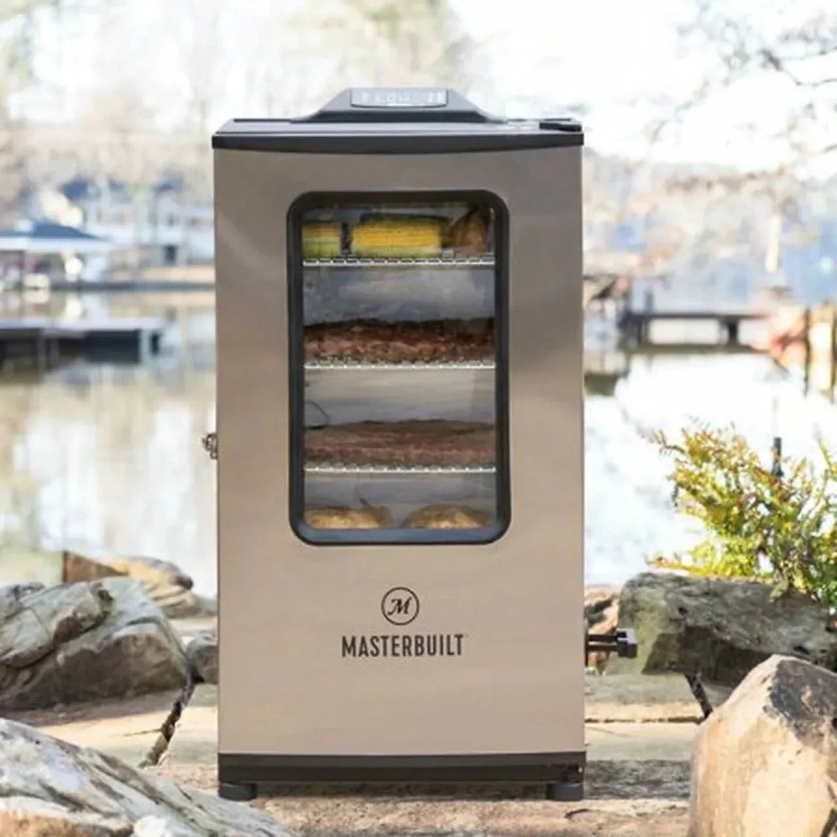 2026 NewMasterbuilt 40-inch Bluetooth Digital Electric Smoker made of stainless steel