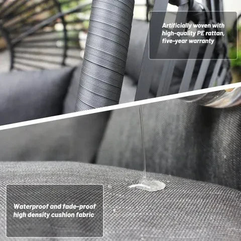 2026 New2025 Patio wicker swing chair