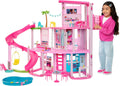 2026 Barbie Dreamhouse 2023 Casa para muñecas de juguete de 3 plantas con +75 muebles y accesorios, +3 años (Mattel HMX10)